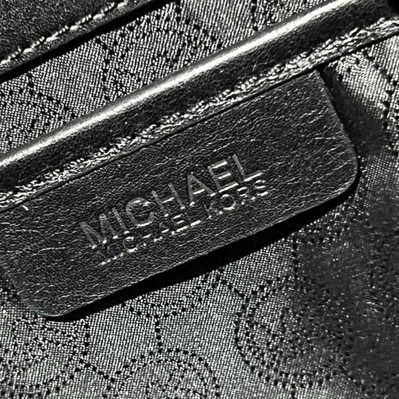 Michael Kors Black Studded Tote - Picture 7 of 15